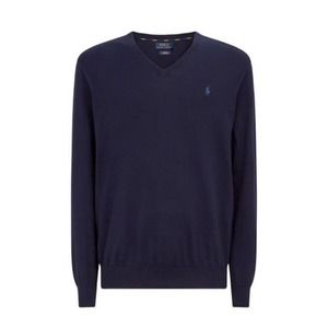 Ralph Lauren Pima Cotton V Neck Sweater